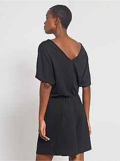 Combishort noire - Kiabi