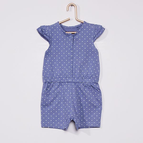 Combishort Papillons Bebe Fille Bleu Kiabi 6 00