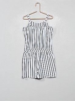 Combishort rayée - Kiabi