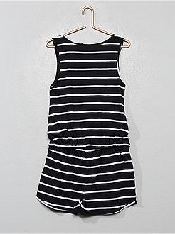 Combishort rayée - Kiabi