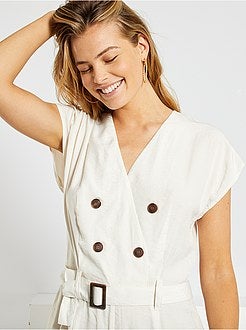 Combishort satiné - Kiabi