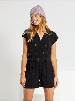 Combishort satiné - Kiabi