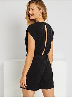 Combishort satiné - Kiabi