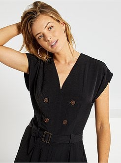 Combishort satiné - Kiabi