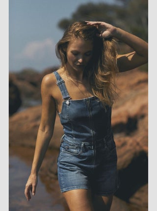 Combishort SOFIA salopette en jeans 'Le Temps Des Cerises'