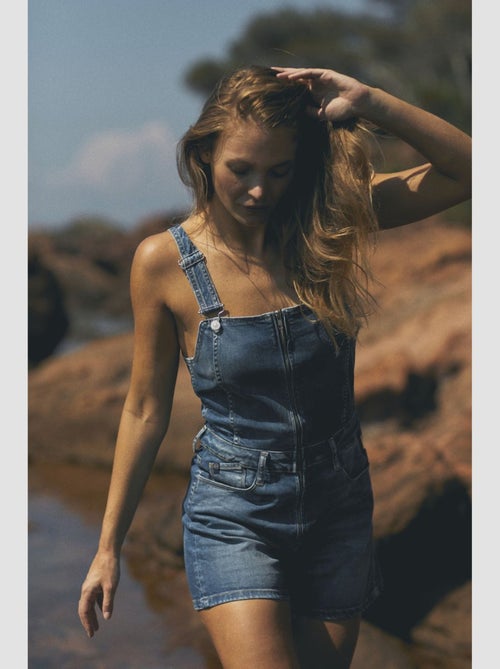 Combishort SOFIA salopette en jeans 'Le Temps Des Cerises' - Kiabi