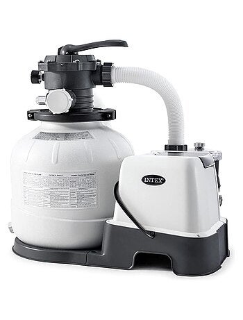 Combo filtre à sable 6m³/h + sterilisateur au sel qx2100