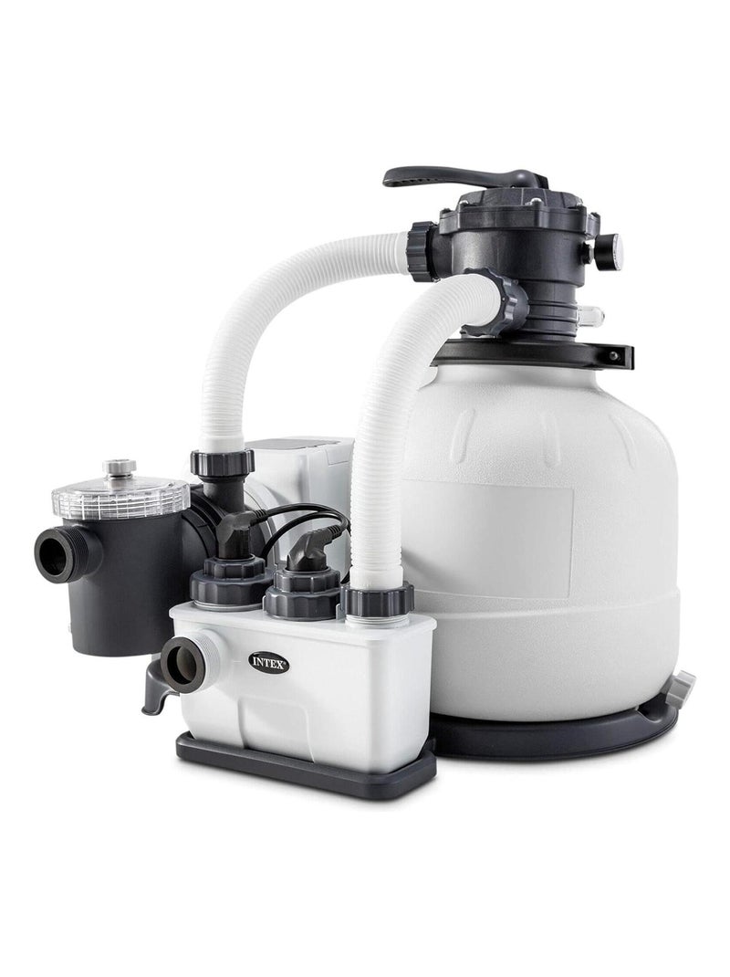 Combo filtre à sable 6m³/h + sterilisateur au sel qx2100 Blanc - Kiabi