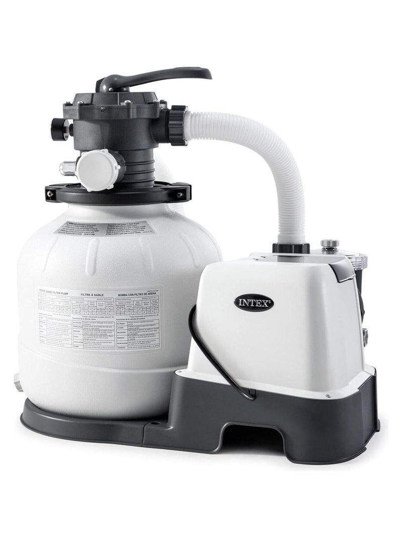 Combo filtre à sable 6m³/h + sterilisateur au sel qx2100 Blanc - Kiabi