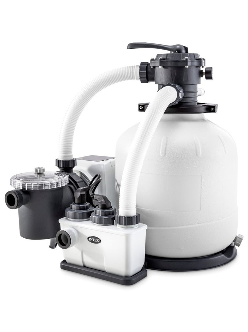 Combo Filtre à sable + Sterilisateur au sel Blanc - Kiabi