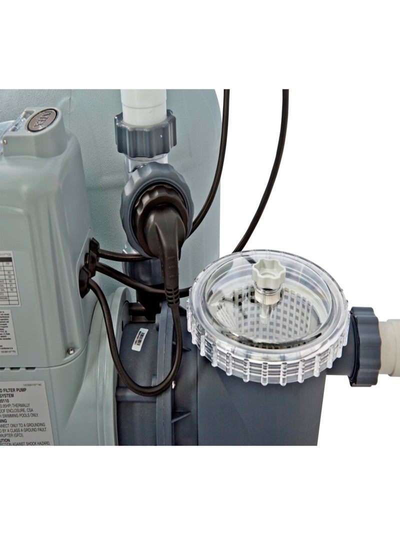 Combo Filtre à sable + Sterilisateur au sel Blanc - Kiabi