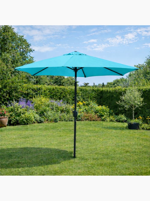 COME Parasol  bleu  rond 2,5 x 2,5 m - Kiabi