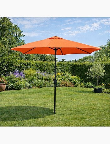 COME Parasol terracotta rond 2,5 x 2,5 m