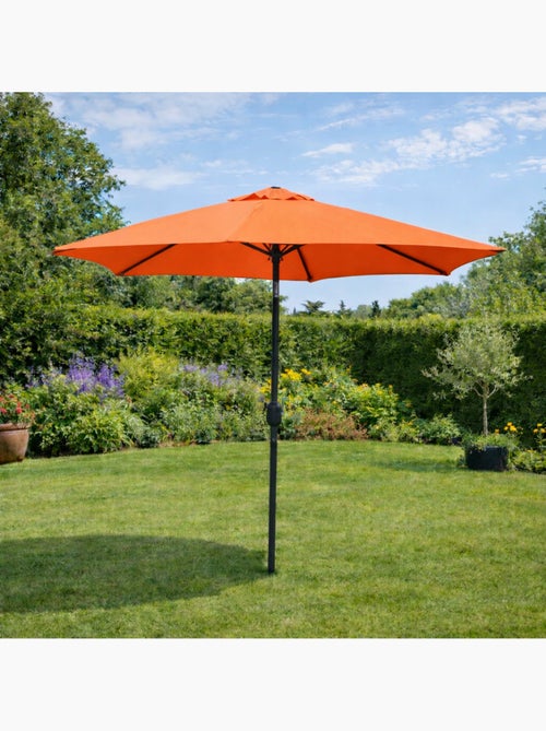 COME Parasol  terracotta  rond 2,5 x 2,5 m - Kiabi