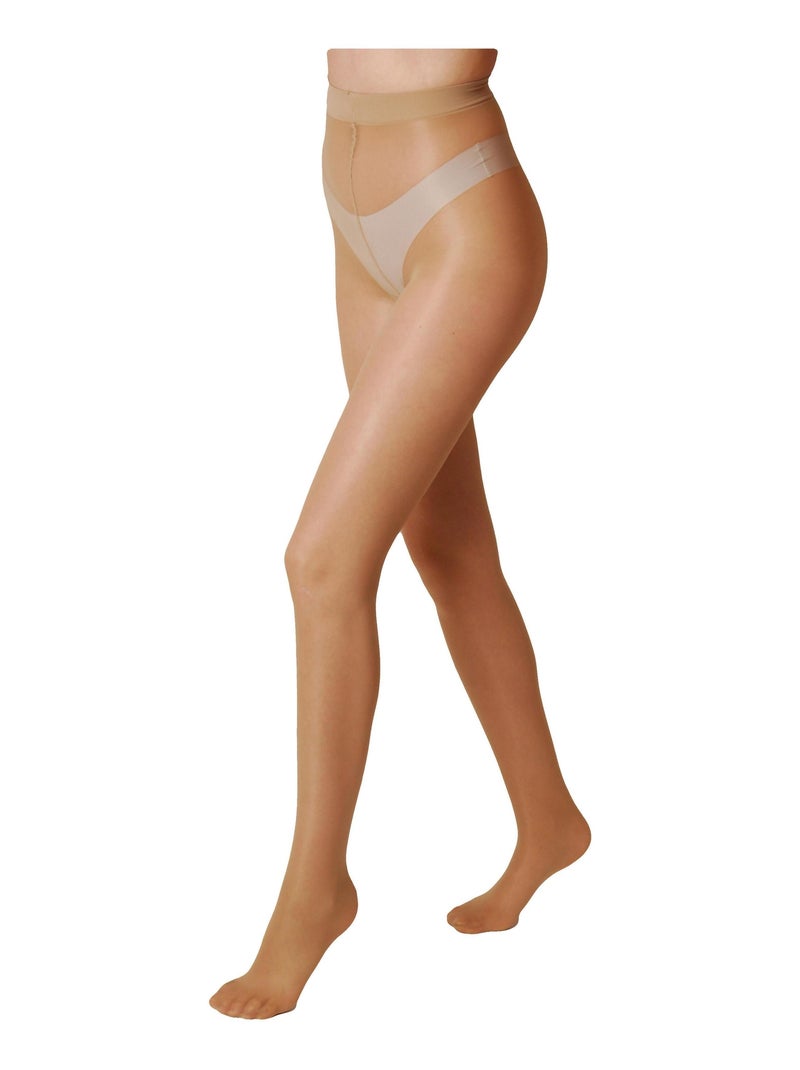 Comfortissimo 40den Collant avec  compression graduèle Beige - Kiabi