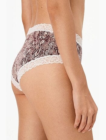 Comfy coton cheeky hipster imprimé serpent culotte penti