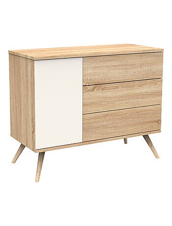 Commode 1 porte et 3 tiroirs - SAUTHON