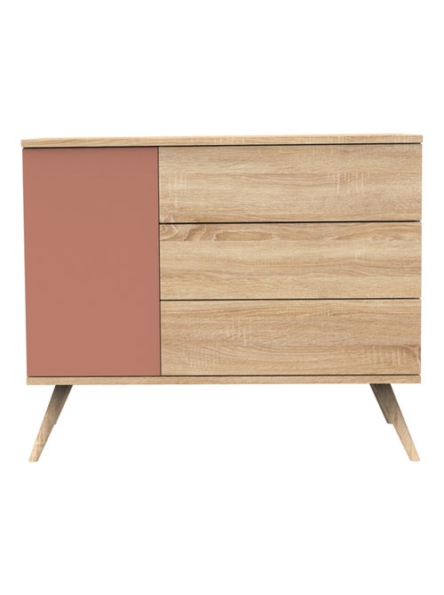 Commode 1 porte et 3 tiroirs - SAUTHON - Kiabi