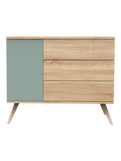 Commode 1 porte et 3 tiroirs - SAUTHON - Kiabi