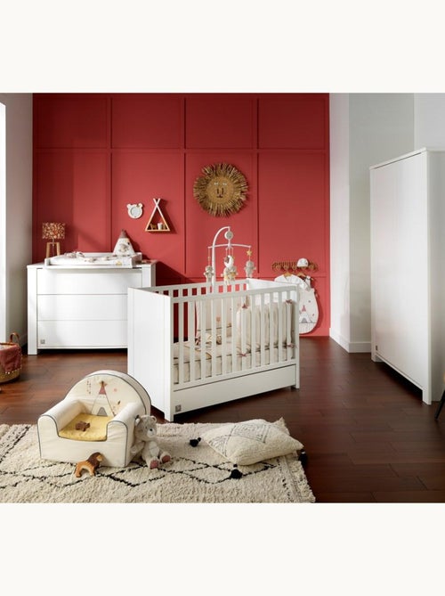 Commode 3 tiroirs en bois - SAUTHON - Kiabi