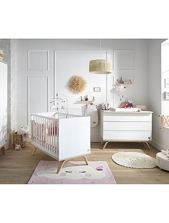 Commode 3 tiroirs en bois - SAUTHON