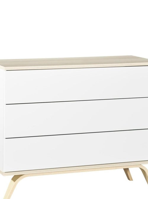 Commode 3 tiroirs en bois - SAUTHON - Kiabi