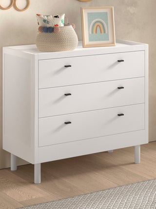 Commode 3 tiroirs en hêtre massif AUBANE