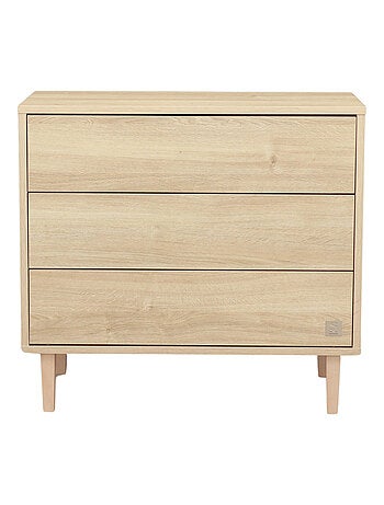 Commode 3 tiroirs pieds bois - SAUTHON