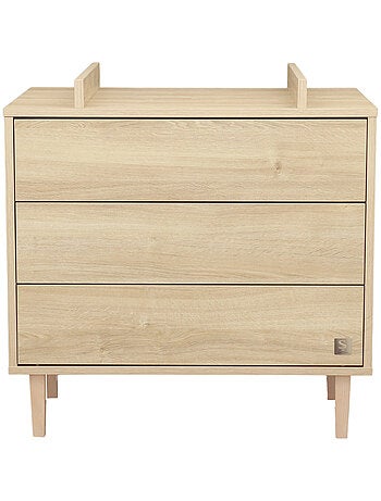 Commode 3 tiroirs pieds bois - SAUTHON