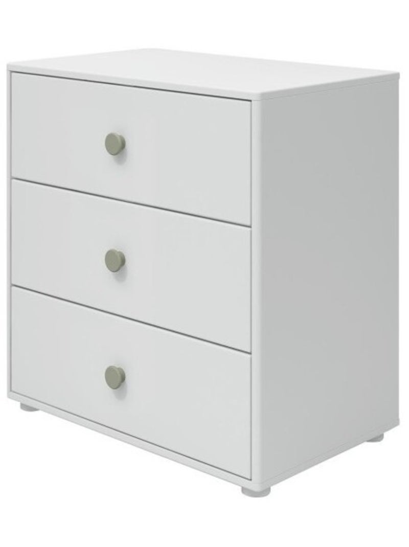 Commode 3 tiroirs Vert - Kiabi