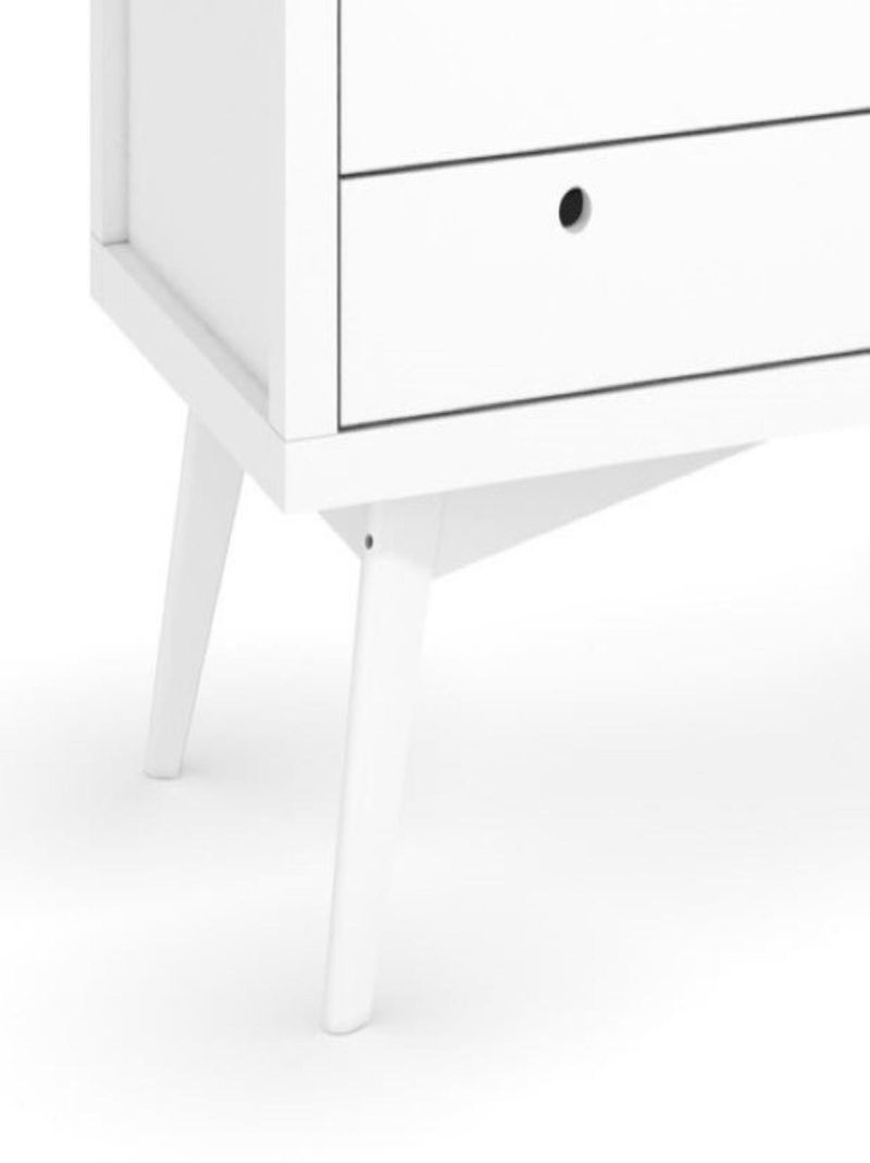 Commode 4 tiroirs Marley - AKITEN RETAIL Blanc - Kiabi