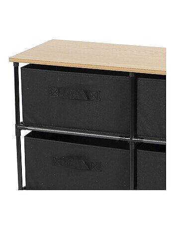 Commode 6 tiroirs intissés