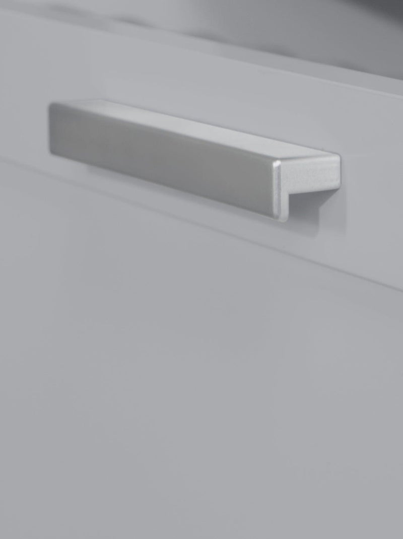 Commode à langer 2 portes + 2 bacs de rangement 'Hamburg' ROBA Gris - Kiabi