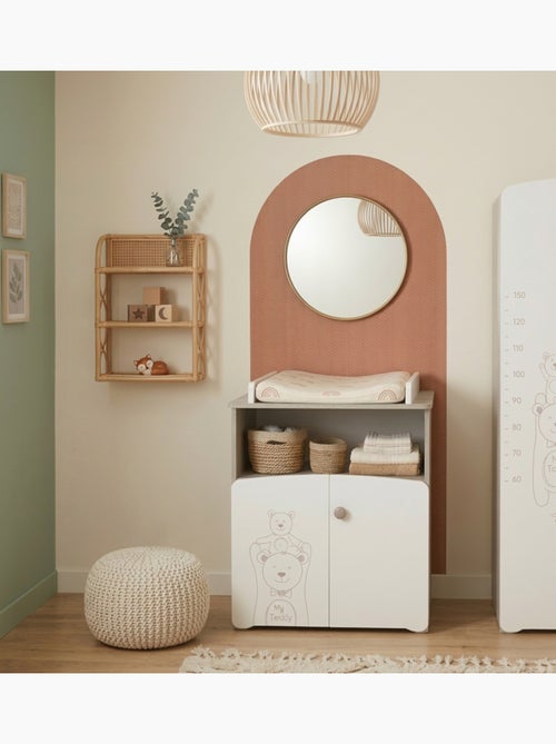 Commode à langer 2 portes en bois - BABYPRICE - Kiabi