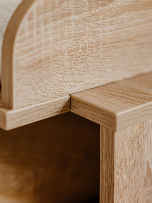 Commode à langer 2 tiroirs effet cannage - Kiabi