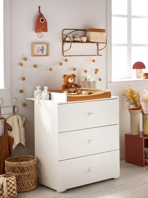 Commode à langer 3 tiroirs - BABYPRICE - Kiabi