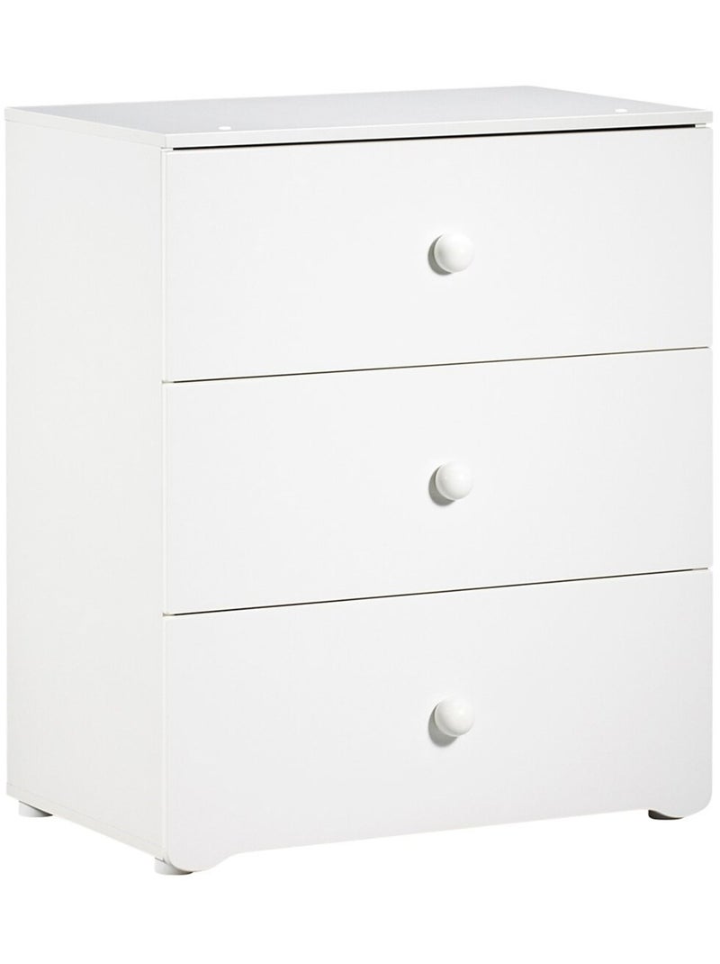 Commode à langer 3 tiroirs - BABYPRICE Blanc - Kiabi