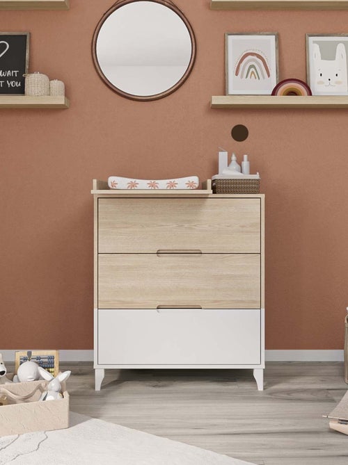 Commode à langer 3 tiroirs Dixie - AKITEN RETAIL - Kiabi