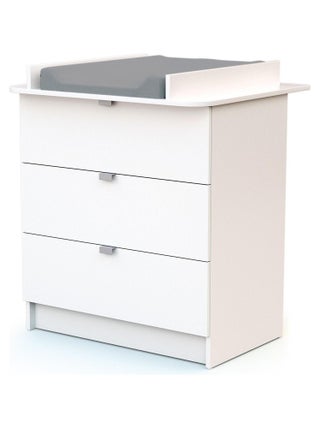 Commode à langer 3 tiroirs en bois ALBA