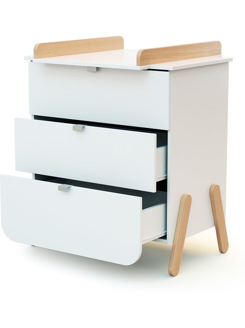 Commode à langer 3 tiroirs en bois pirate - Kiabi Commode à langer 3 tiroirs en bois pirate - Kiabi