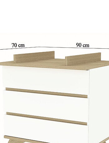 Commode à Langer avec Plan à Langer Amovible - SIENNA