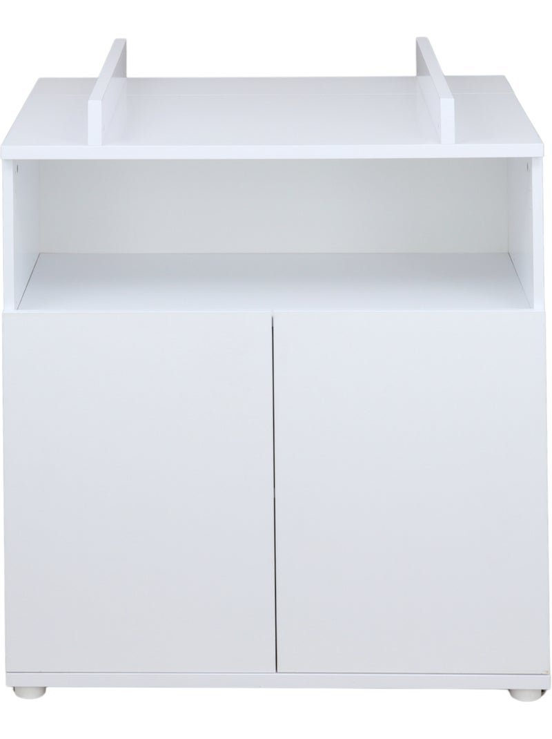 Commode à langer bébé 2 portes - BABYPRICE Blanc - Kiabi