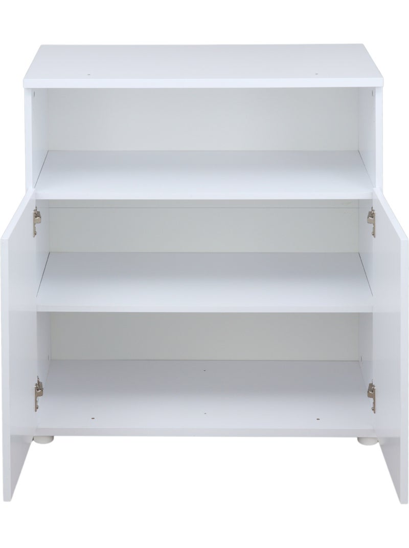Commode à langer bébé 2 portes - BABYPRICE Blanc - Kiabi