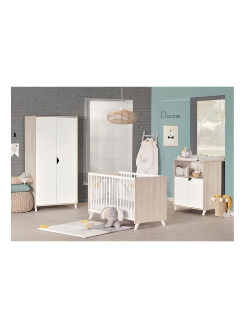 Commode à langer bébé en bois - BABYPRICE - Kiabi