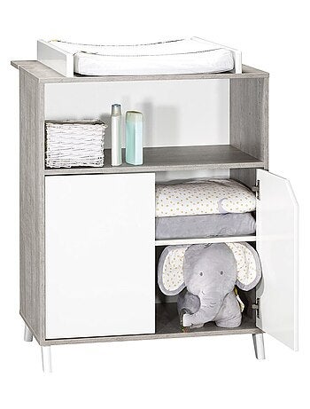 Commode à langer bébé en bois - BABYPRICE