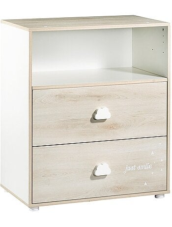Commode à langer en bois - BABYPRICE