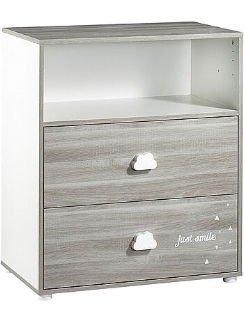 Commode à langer en bois - BABYPRICE