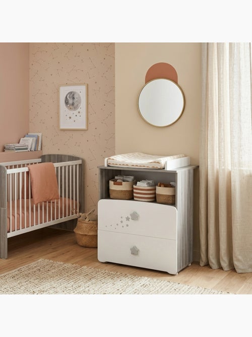 Commode à langer et 1 niche en bois - BABYPRICE - Kiabi