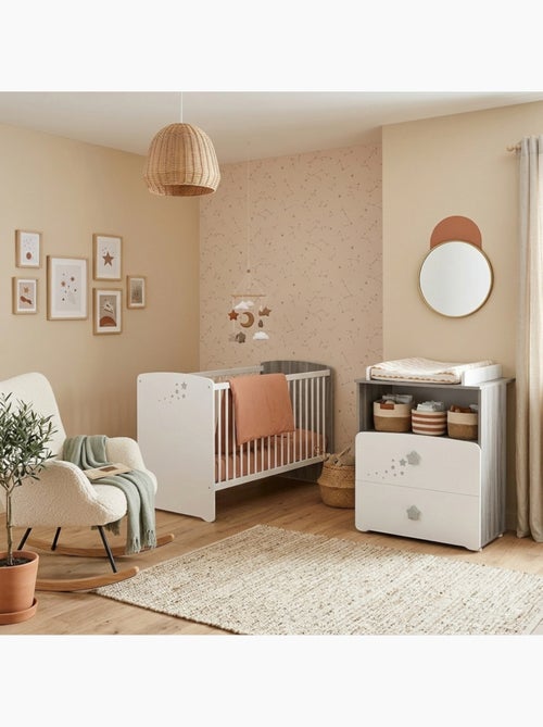 Commode à langer et 1 niche en bois - BABYPRICE - Kiabi