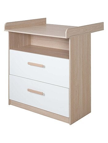 Commode à langer évolutive 2 tiroirs 1 niche 'Roba Cabane'